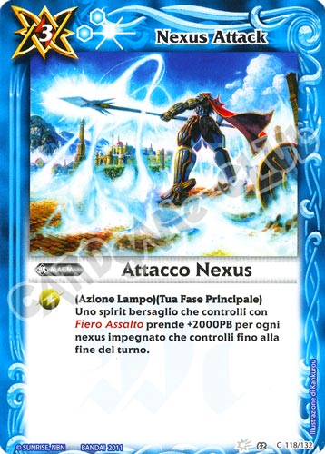 118 / 132 Attacco Nexus Blu (IT) -NEAR MINT-