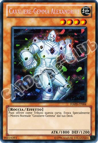 HA05-IT004 Cavaliere-Gemma Alexandrite rara segreta Unlimited (IT) -NEAR MINT-