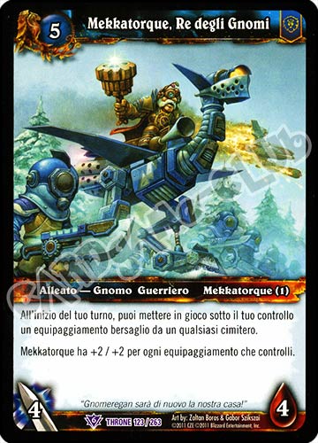 Mekkatorque, Re degli Gnomi epica (IT) -NEAR MINT-