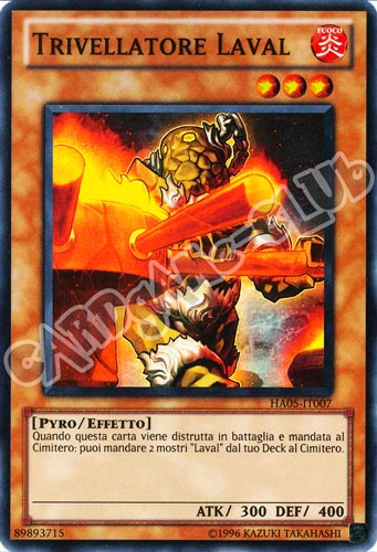 HA05-IT007 Trivellatore Laval super rara Unlimited (IT) -NEAR MINT-