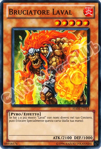 HA05-IT013 Bruciatore Laval super rara Unlimited (IT) -NEAR MINT-