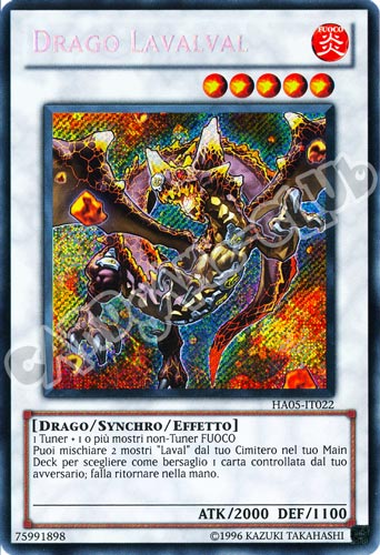 HA05-IT022 Drago Lavalval rara segreta Unlimited (IT) -NEAR MINT-