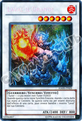 HA05-IT023 Lava il Grande rara segreta Unlimited (IT) -NEAR MINT-