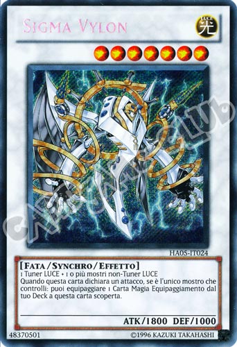 HA05-IT024 Sigma Vylon rara segreta Unlimited (IT) -NEAR MINT-