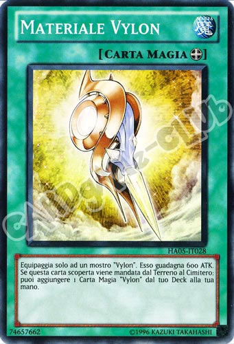 HA05-IT028 Materiale Vylon super rara Unlimited (IT) -NEAR MINT-