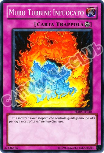 HA05-IT030 Muro Turbine Infuocato super rara Unlimited (IT) -NEAR MINT-