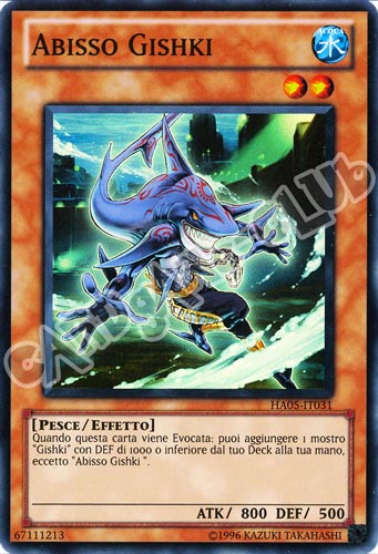 HA05-IT031 Abisso Gishki super rara Unlimited (IT) -NEAR MINT-