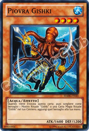 HA05-IT033 Piovra Gishki super rara Unlimited (IT) -NEAR MINT-