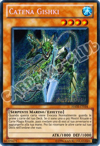 HA05-IT034 Catena Gishki rara segreta Unlimited (IT) -NEAR MINT-