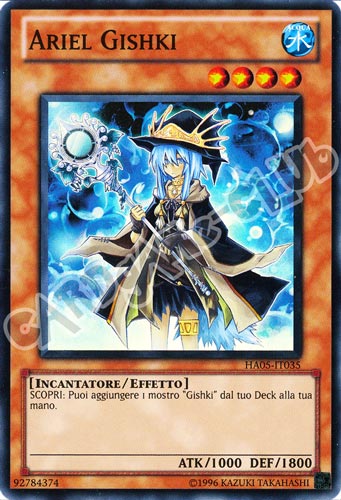 HA05-IT035 Ariel Gishki super rara Unlimited (IT) -GOOD-