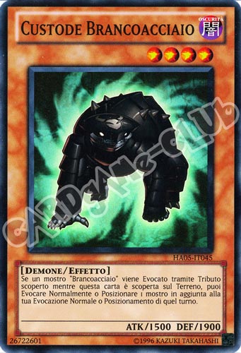 HA05-IT045 Custode Brancoacciaio super rara Unlimited (IT) -NEAR MINT-