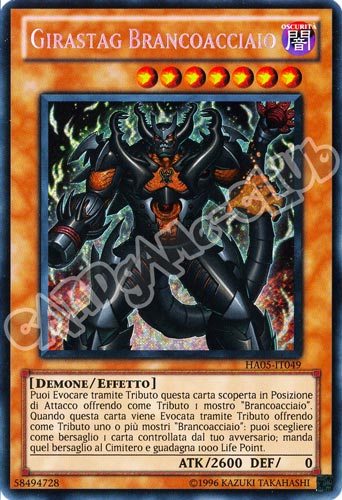 HA05-IT049 Girastag Brancoacciaio rara segreta Unlimited (IT)  -GOOD-