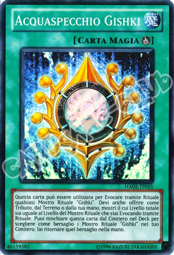 HA05-IT055 Acquaspecchio Gishki super rara Unlimited (IT) -NEAR MINT-