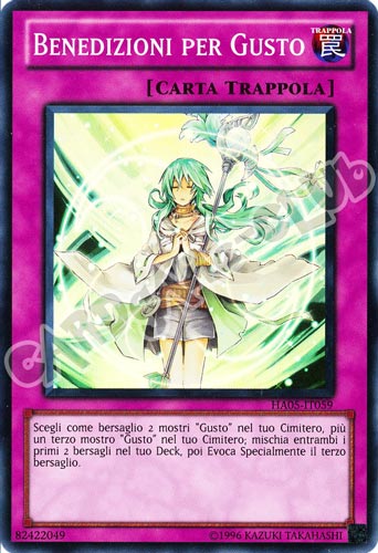 HA05-IT059 Benedizioni per Gusto super rara Unlimited (IT) -NEAR MINT-