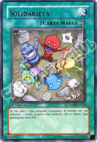 ANPR-IT054 Solidarieta' rara 1a Edizione (IT) -NEAR MINT-