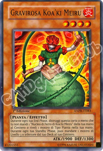 ANPR-IT083 Gravirosa Koa'ki Meiru ultra rara 1a Edizione (IT) -NEAR MINT-
