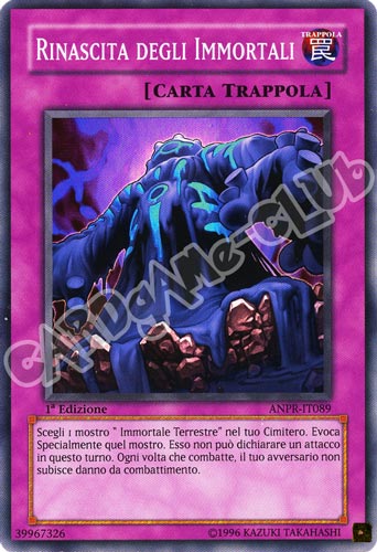 ANPR-IT089 Rinascita degli Immortali super rara 1a Edizione (IT) -NEAR MINT-