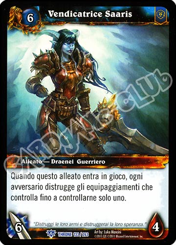 Vendicatrice Saaris rara (IT) -NEAR MINT-