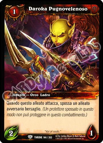 Daroka Pugnovelenoso comune (IT) -NEAR MINT-