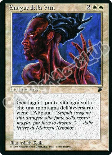 Sangue della Vita rara (IT) -NEAR MINT-