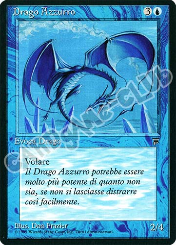 Drago Azzurro non comune (IT) -NEAR MINT-