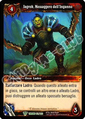 Jagrok, Messaggero dell'Inganno non comune (IT) -NEAR MINT-