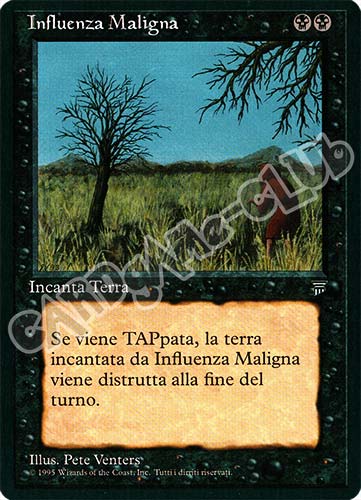 Influenza Maligna non comune (IT) -NEAR MINT-