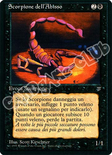 Scorpione dell'Abisso comune (IT) -NEAR MINT-