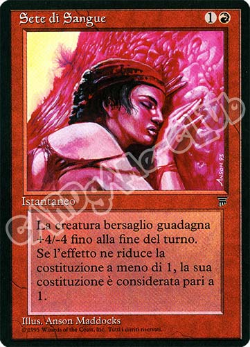 Sete di Sangue non comune (IT) -NEAR MINT-