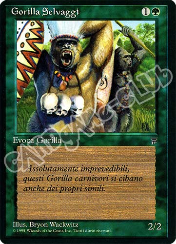 Gorilla Selvaggi comune (IT) -NEAR MINT-