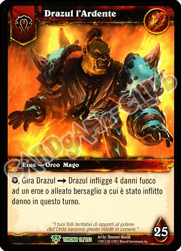 Drazul l'Ardente non comune (IT) -NEAR MINT-