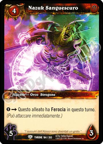 Zanuk Sanguescuro comune (IT) -NEAR MINT-