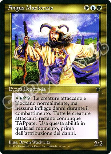 Angus Mackenzie rara (IT) -NEAR MINT-