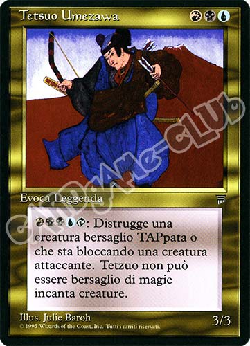 Tetsuo Umezawa rara (IT) -NEAR MINT-