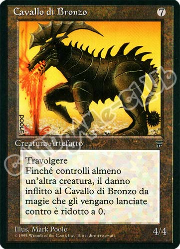 Cavallo di Bronzo rara (IT) -NEAR MINT-