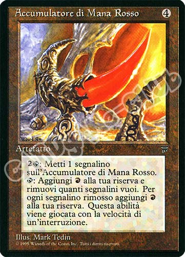 Accumulatore di Mana Rosso non comune (IT) -NEAR MINT-