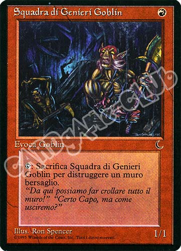 Squadra di Genieri Goblin comune (IT) -NEAR MINT-