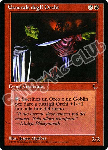 Generale degli Orchi non comune (IT) -NEAR MINT-