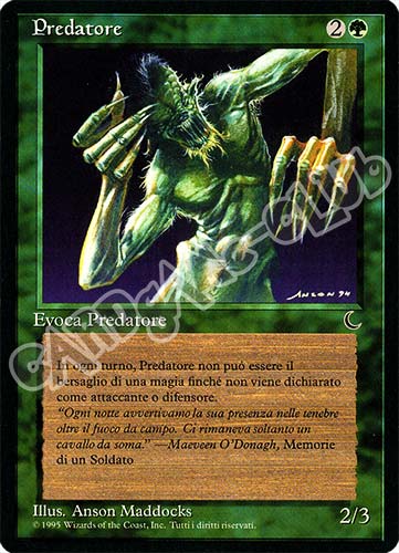 Predatore rara (IT) -NEAR MINT-
