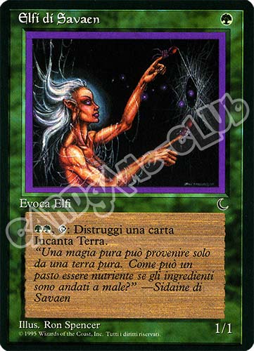 Elfi di Savaen comune (IT) -NEAR MINT-