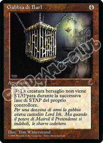 Gabbia di Barl rara (IT) -NEAR MINT-