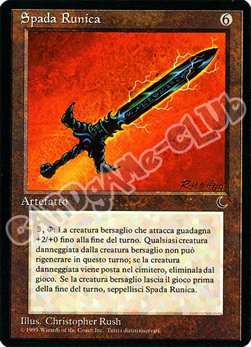 Spada Runica non comune (IT) -NEAR MINT-