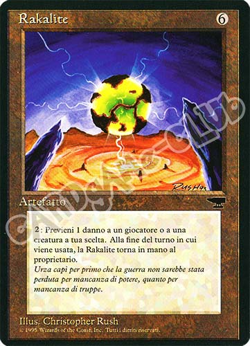 Rakalite rara (IT) -NEAR MINT-