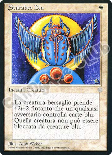 Scarabeo Blu non comune (IT) -NEAR MINT-