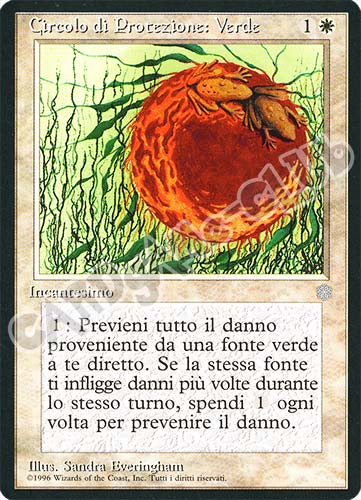 Circolo di Protezione: Verde comune (IT) -NEAR MINT-