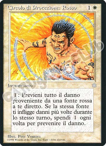 Circolo di Protezione: Rosso comune (IT) -NEAR MINT-