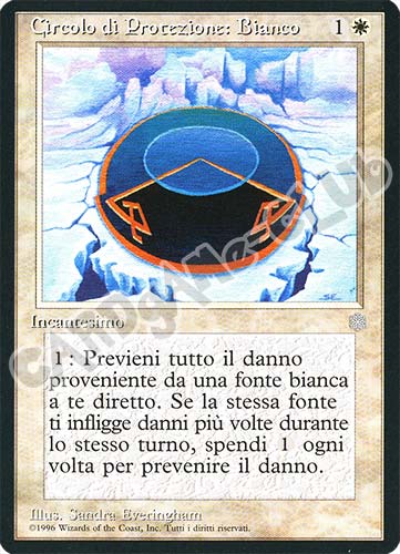 Circolo di Protezione: Bianco comune (IT) -NEAR MINT-