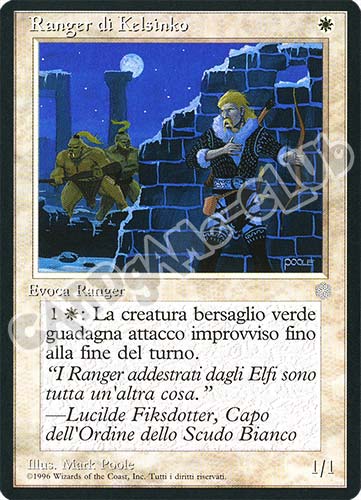 Ranger di Kelsinko comune (IT) -NEAR MINT-