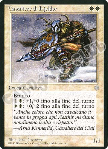 Cavaliere di Kjeldor rara (IT) -NEAR MINT-