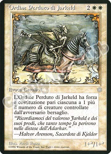 Ordine Perduto di Jarkeld rara (IT) -NEAR MINT-